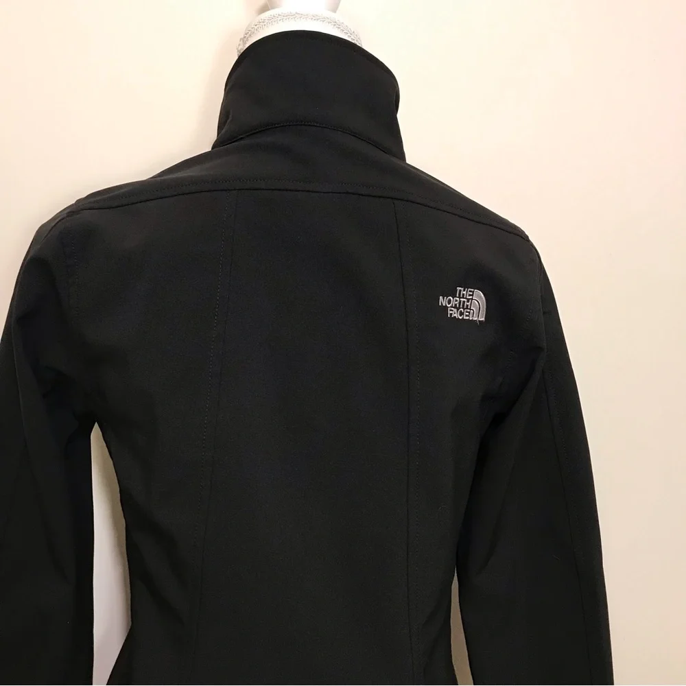The North Face Women Black Soft Shell Lightweight Black Zip Up Jacket Size Small - Picture 12 of 15